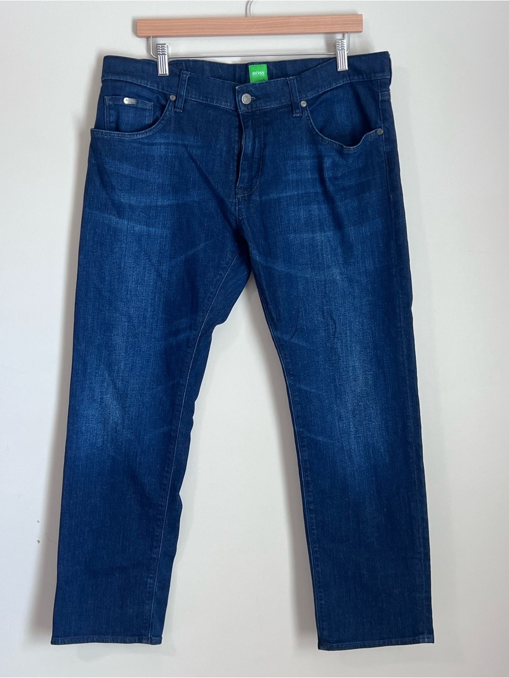 Hugo Boss Men's Maine1 Jeans 36 x 30 Regular Fit Straight Stretch Denim